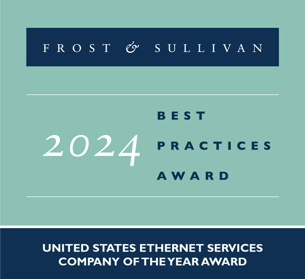 Spectrum Enterprise Recognized with Frost & Sullivan's 2024 Company of the Year Award for Its Fiber Ethernet Services