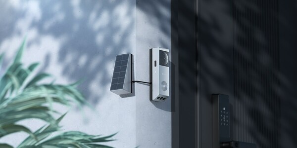 EZVIZ further simplifies front-door security with its latest dual-lens battery video doorbell that can smartly use solar power