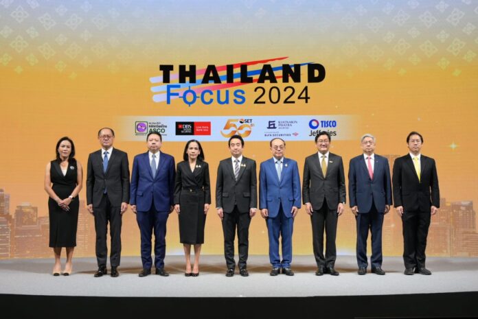 Thailand Focus 2024 : investor interest fueled by growing confidence in economy and capital market