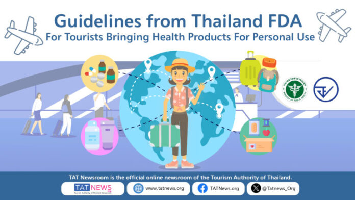 Thailand FDA Releases Guidelines for Travelers Importing Personal Health Products