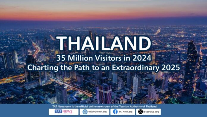 Thailand Attracts Over 35 Million Tourists in 2024